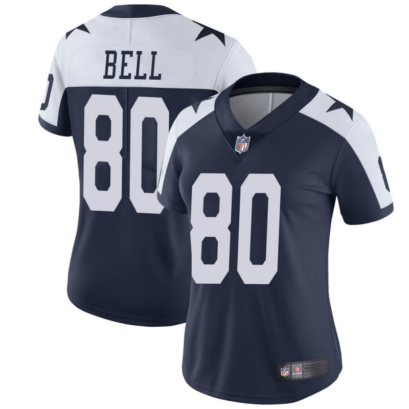 2020 Nike NFL Women Dallas Cowboys #80 Blake Bell Navy Limited Alternate Vapor Untouchable Jersey->women nfl jersey->Women Jersey